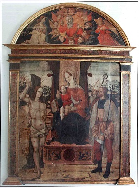 Madonna di Sassocorvaro, primo quarto del XVI sec., tempera su tavola, Sassocorvaro (PU), 