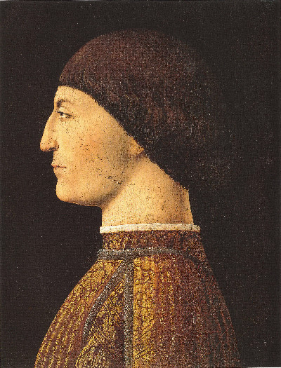 Ritratto di Sigismondo Pandolfo Malatesta, 1450-1451, olio e tempera su tavola,